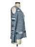 White House Black Market Chevron-herringbone Blue Pullover Sweater Size XS - photo 4