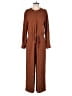 Eileen Fisher Solid Brown Jumpsuit Size XS - photo 1