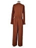 Eileen Fisher Solid Brown Jumpsuit Size XS - photo 2
