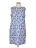 Tabitha Webb Paisley Blue Cocktail Dress Size 12 - photo 1