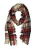 Unbranded Plaid Brown Red Scarf One size - photo 1
