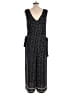 Max Studio 100% Polyester Polka Dots Black Jumpsuit Size L - photo 2