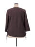 Lane Bryant Brown Burgundy 3/4 Sleeve Top Size 22 - 24 Plus - photo 2