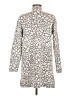 Ruby Rd. Animal Print Gray Coat Size M - photo 2