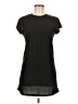 Olivaceous Solid Black Casual Dress Size M - photo 1