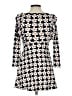 Btween Print Black Casual Dress Size 10 - photo 2