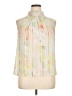 Jennifer Lopez 100% Polyester Ivory Sleeveless Blouse Size XL - photo 1