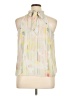 Jennifer Lopez 100% Polyester Ivory Sleeveless Blouse Size XL - photo 2
