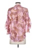 CAbi 100% Polyester Animal Print Pink 3/4 Sleeve Blouse Size S - photo 2