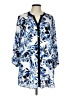 JM Collection 100% Polyester Blue Kimono Size L - photo 1