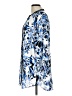 JM Collection 100% Polyester Blue Kimono Size L - photo 5