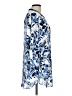JM Collection 100% Polyester Blue Kimono Size L - photo 4