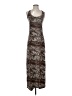 Jonathan Martin Animal Print Brown Cocktail Dress Size S - photo 1