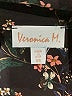 Veronica M. 100% Polyester Print Black Casual Dress Size XS - photo 7