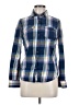 Aeropostale Plaid Blue Long Sleeve Button-Down Shirt Size M - photo 1