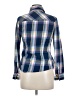 Aeropostale Plaid Blue Long Sleeve Button-Down Shirt Size M - photo 2