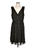 Nine West 100% Polyester Polka Dots Black Casual Dress Size 12 - photo 1