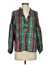 Michelle McDowell 100% Polyester Green Long Sleeve Blouse Size S - photo 1