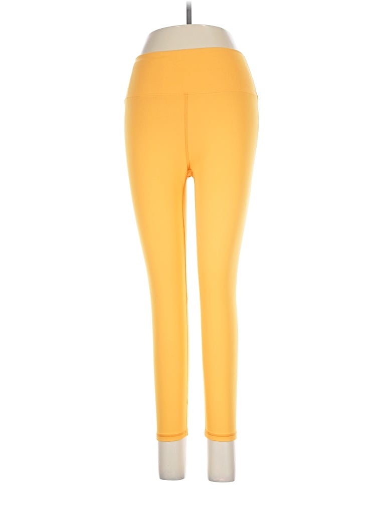 Pre-owned Fabletics Active Pants In Yellow