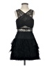 BCBGeneration 100% Polyester Black Cocktail Dress Size 4 - photo 1