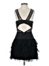 BCBGeneration 100% Polyester Black Cocktail Dress Size 4 - photo 2
