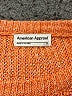 American Apparel Tweed Orange Pullover Sweater Size S - photo 7