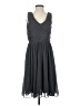 H&M 100% Polyester Solid Gray Cocktail Dress Size 4 - photo 1
