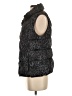 Old Navy 100% Polyester Animal Print Black Faux Fur Vest Size M - photo 5