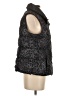 Old Navy 100% Polyester Animal Print Black Faux Fur Vest Size M - photo 4