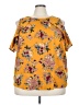 Live 4 Truth 100% Polyester Yellow Short Sleeve Blouse Size 3X - photo 1