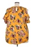 Live 4 Truth 100% Polyester Yellow Short Sleeve Blouse Size 3X - photo 2