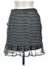 Cotton Candy LA 100% Polyester Checkered-gingham Gray Casual Skirt Size M - photo 2