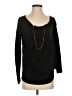 Chris Gramer Black Long Sleeve Top Size Sm (1) - photo 1