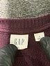 Gap Burgundy Pullover Sweater Size L - photo 7