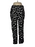 Catch My i 100% Polyester Print Black Casual Pants Size L - photo 1