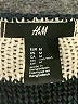 H&M 100% Acrylic Stripes Ivory Pullover Sweater Size M - photo 4