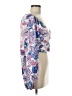 Unbranded 100% Polyester Paisley Pink Blue Long Sleeve Blouse Size M - photo 4