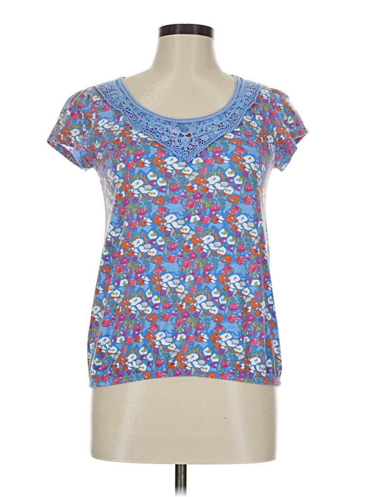 Pre-owned Papaya Short Sleeve T-shirt In Blue