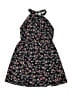 PatPat 100% Polyester Floral Black Dress Size 6 - 7 - photo 1