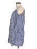Mango 100% Cotton Stripes Blue Casual Dress Size 6 - photo 5