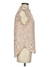 DKNY Animal Print Ivory Sleeveless Blouse Size S - photo 4