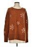 Ann Taylor LOFT Stars Brown Pullover Sweater Size S - photo 1