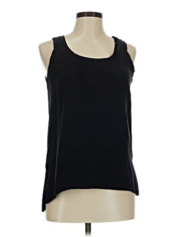 Ecru Sleeveless Silk Top (view 1)