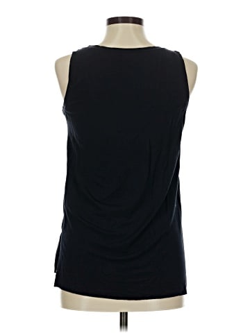 Ecru Sleeveless Silk Top (view 2)