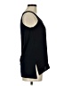 Ecru 100% Silk Black Sleeveless Silk Top Size M - photo 4