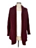 Seven7 100% Polyester Burgundy Cardigan Size L - photo 1