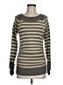 Apostrophe Stripes Tan Pullover Sweater Size M - photo 1
