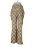 Cider Argyle Gold Casual Pants Size M - photo 2