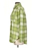 Pilcro Plaid Green Long Sleeve Button-Down Shirt Size XS - photo 5