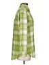 Pilcro Plaid Green Long Sleeve Button-Down Shirt Size XS - photo 4